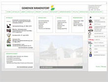 Tablet Screenshot of birmenstorf.ch